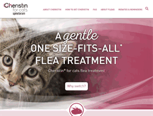 Tablet Screenshot of cheristin4cats.com